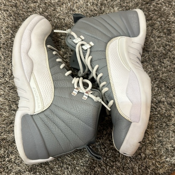 AIR JORDAN 12 RETRO stealth/white-cool grey size 8.5 - Picture 5 of 12